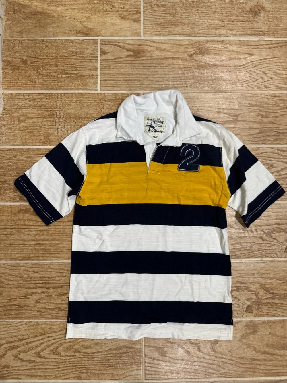 Children’s Place Striped Polo Rugby Shirt